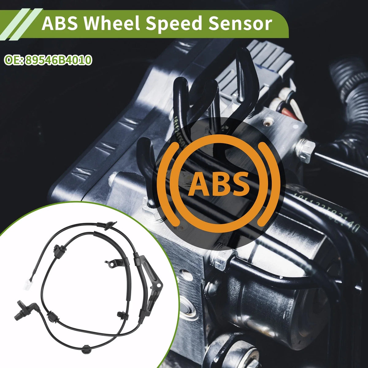 ABS Wheel Speed Sensor No. 89546B4010 for Toyota Rush (2006–2018) Rear Left