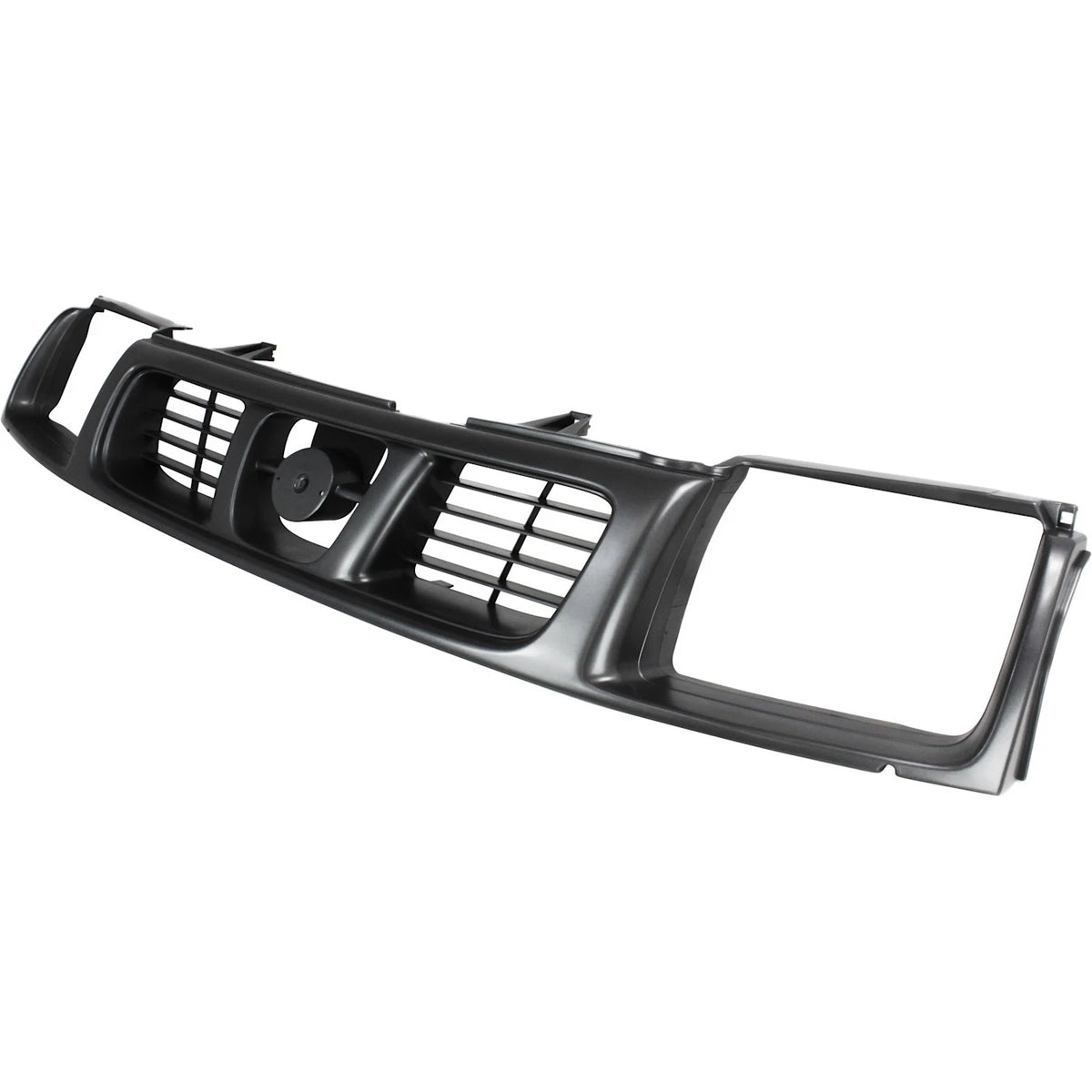 Grille for Nissan Frontier (1998–2000) Plastic Black Shell and Insert