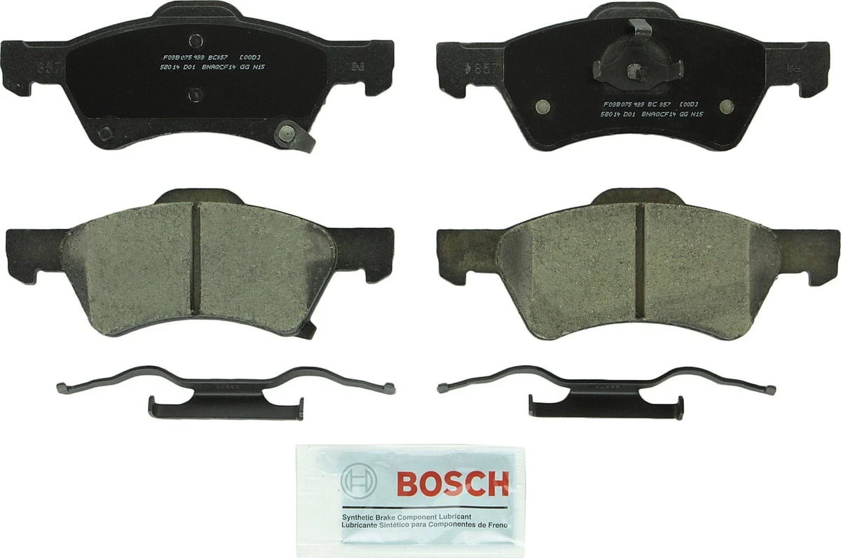 Bosch QuietCast Ceramic Brake Pads with Hardware for