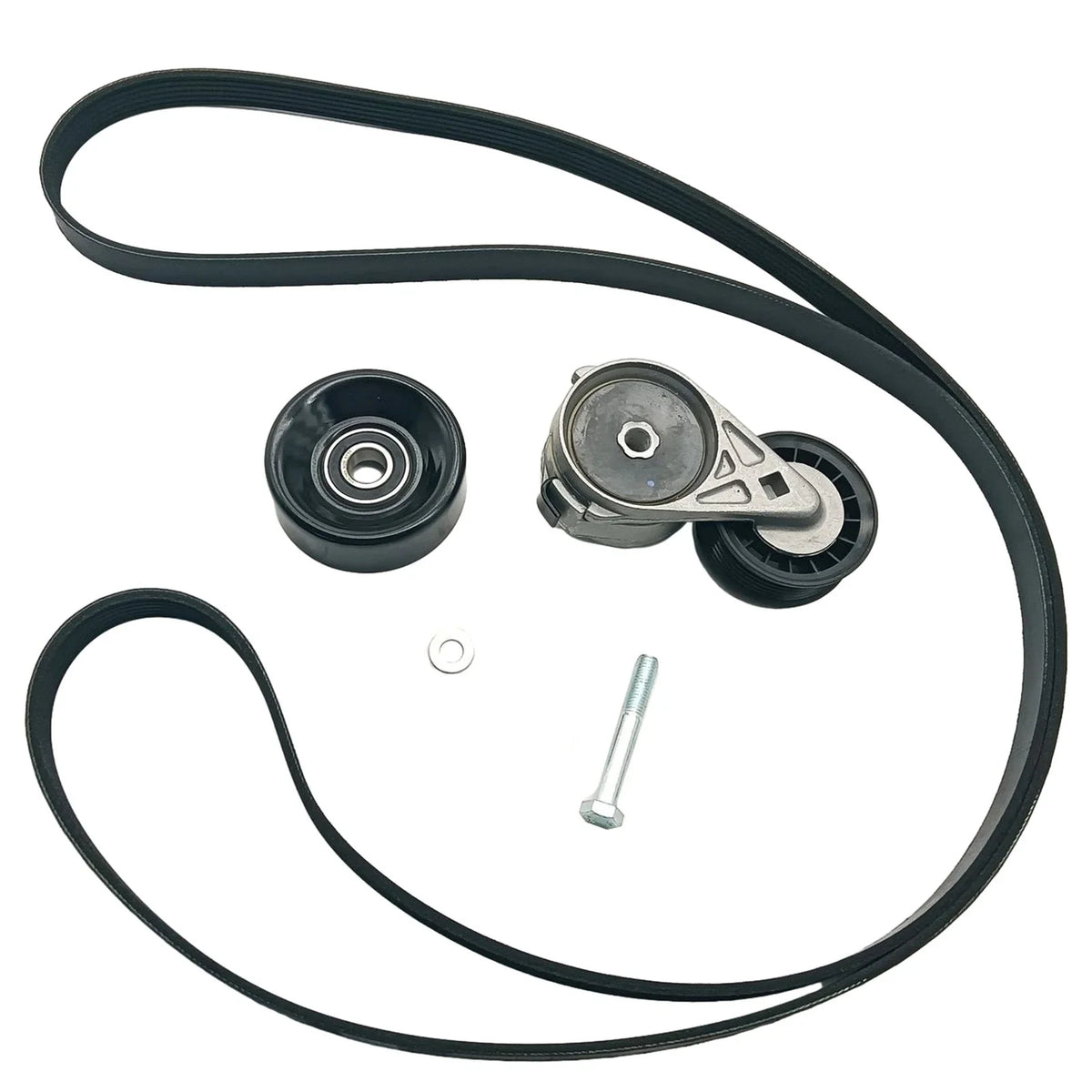Serpentine Belt Tensioner Pulley Kit for Chevy P30 C1500 GMC G3500