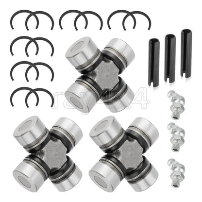 3X Front Rear Prop Shaft U-Joint for Polaris Ranger Crew XP 900 1000 (2017–2019)