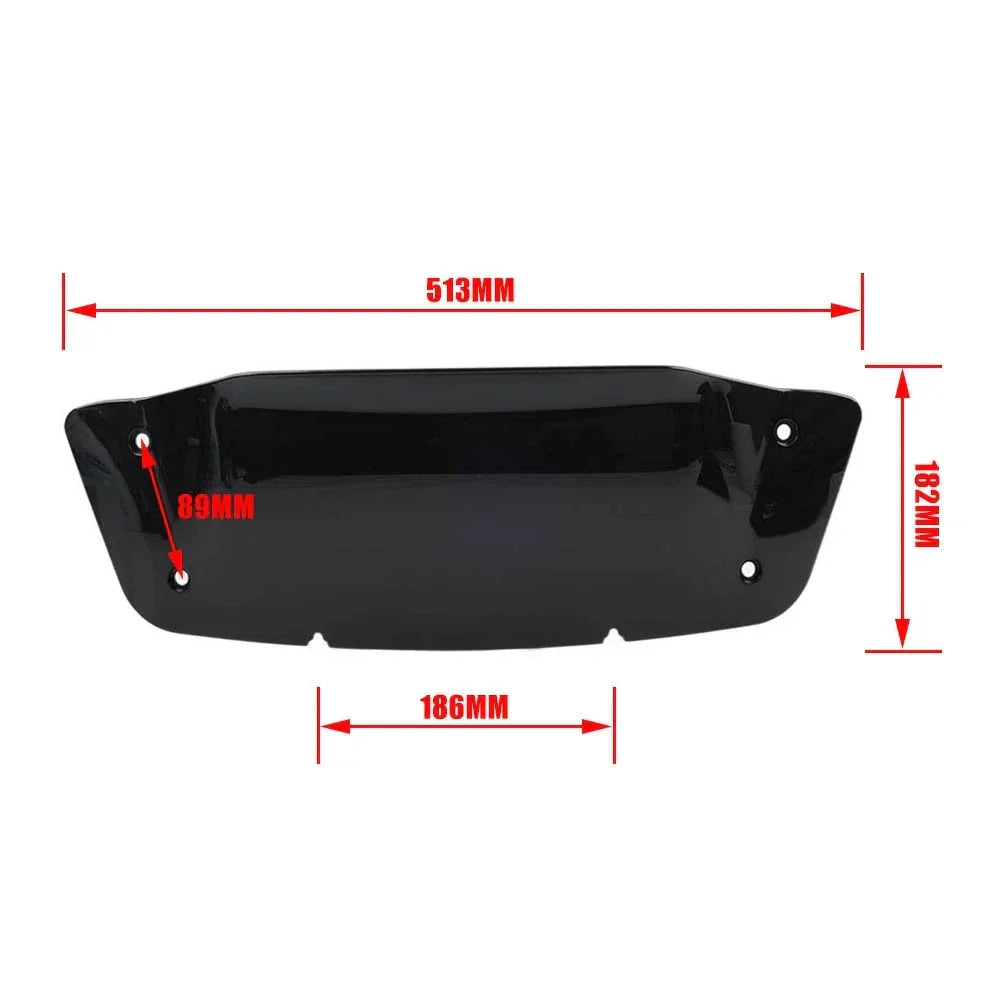 7" Black Windshield for 2023-2024 Harley CVO Street Glide FLHXSE