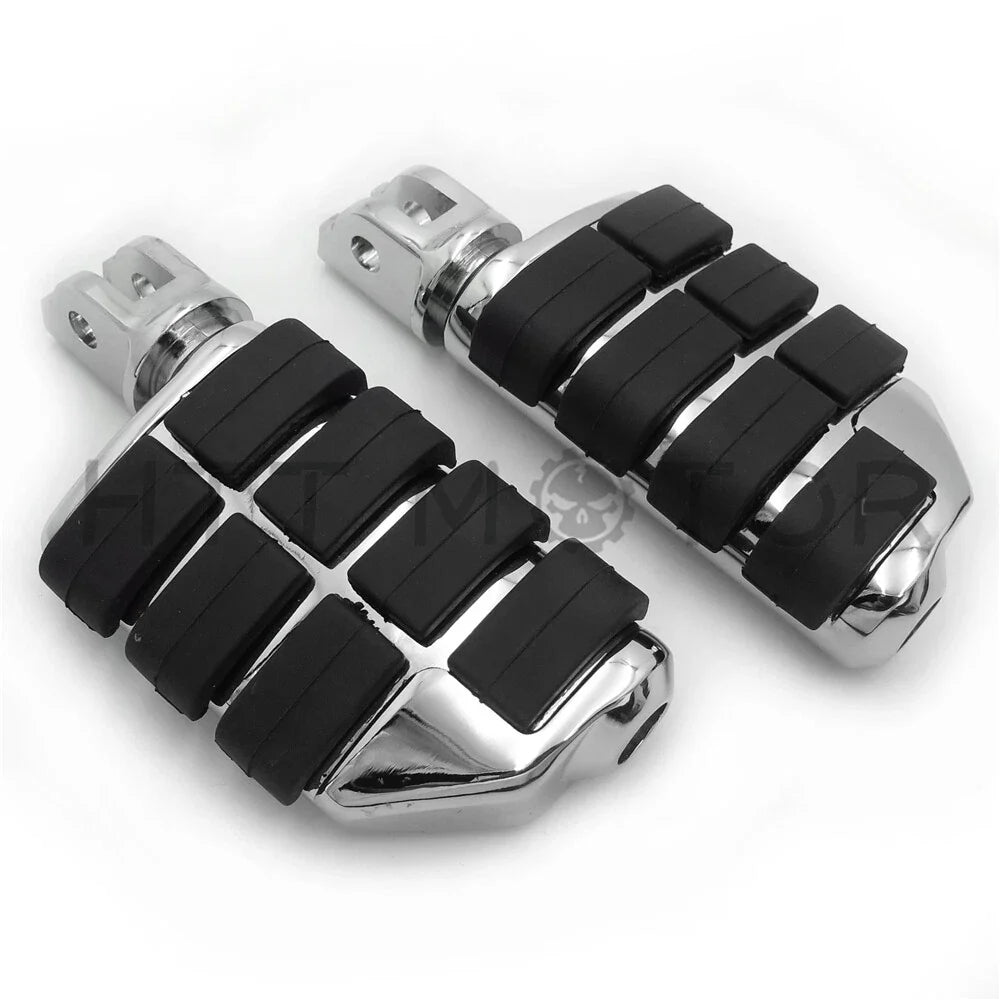 Chrome Dually Footpegs for Harley Breakout FXBR / FXBRS (2018–2019)