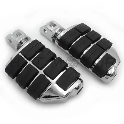 Chrome Dually Footpegs for Harley Breakout FXBR / FXBRS (2018–2019)