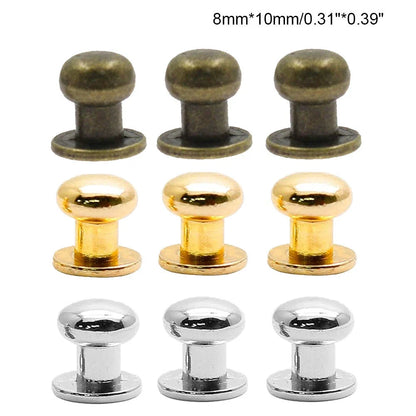 Set of 10 Mini Pull Handles for Cabinets - 8x10mm