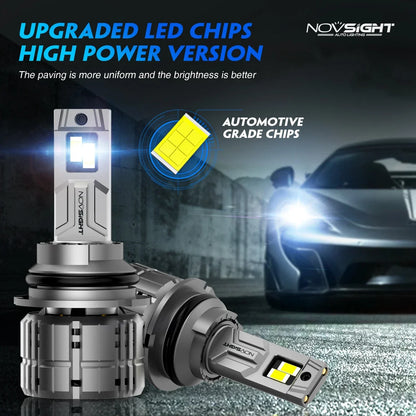 Set of 2 HB4 9006 LED Headlight Bulbs for Hilux N70 2005-2015