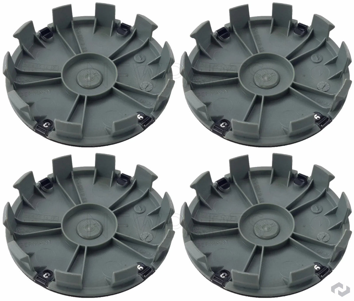 Set of 4 Wheel Center Caps for BMW E63 E70 E88 E90 E92 E93