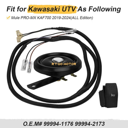 Horn Switch Kit w/ Wire for Kawasaki Mule PRO-MX (2019–2024)