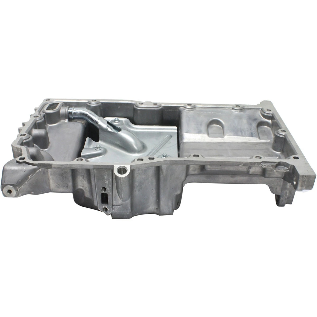 Oil Pan for Chevrolet Equinox GMC Terrain (2010–2017) Aluminum, Includes Drain Plug
