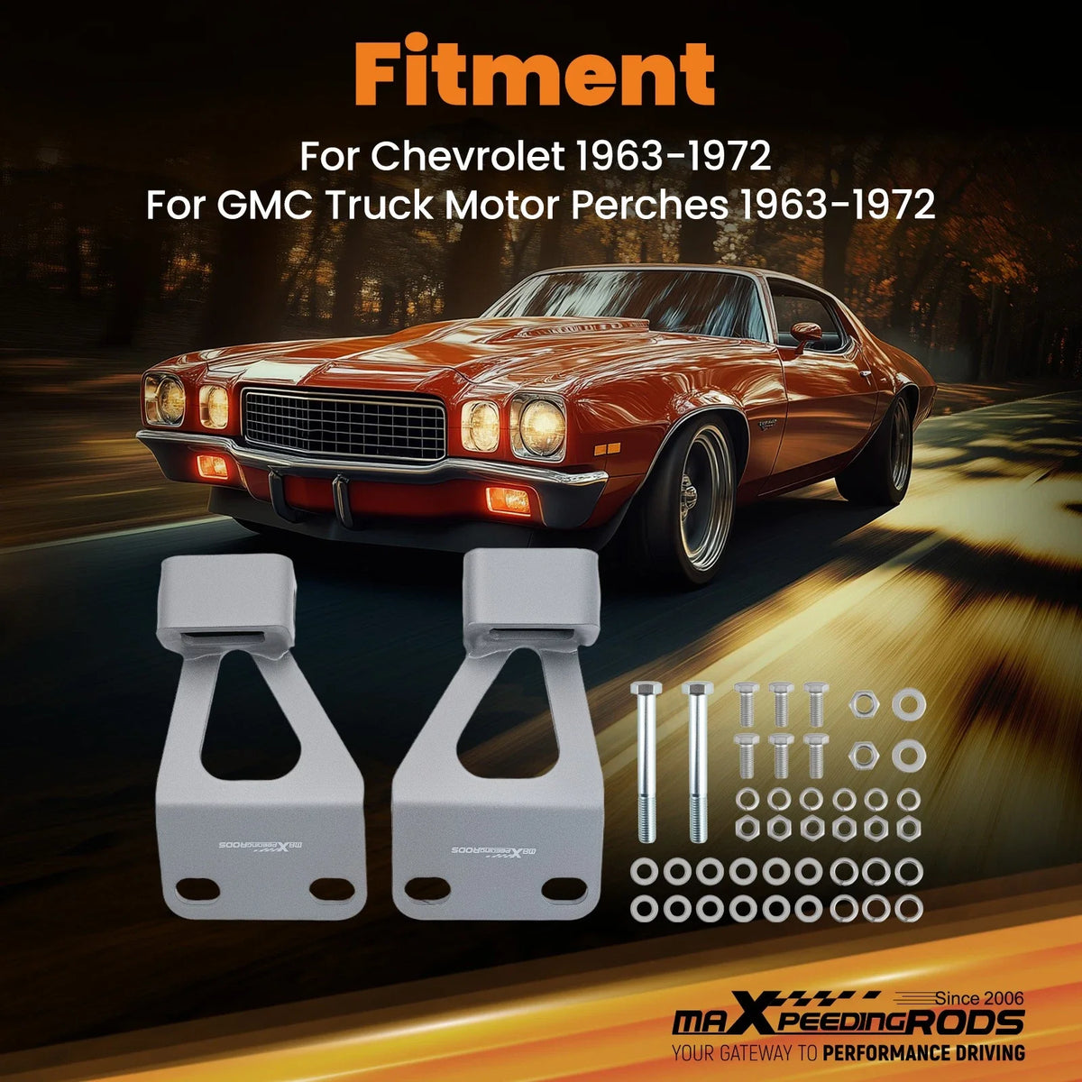 Engine Swap Mount Brackets for GMC Truck C10 (1960-1987)