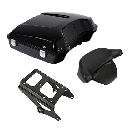 Trunk Backrest Mount Rack for Harley Touring 2009-2013 - Black Razor