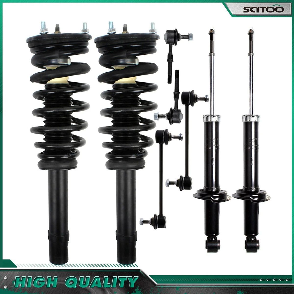Coil Spring Strut Kit with Sway Bar Links for 2001-2005 Kia Optima Sonata