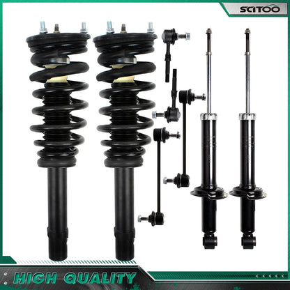 Coil Spring Strut Kit with Sway Bar Links for 2001-2005 Kia Optima Sonata