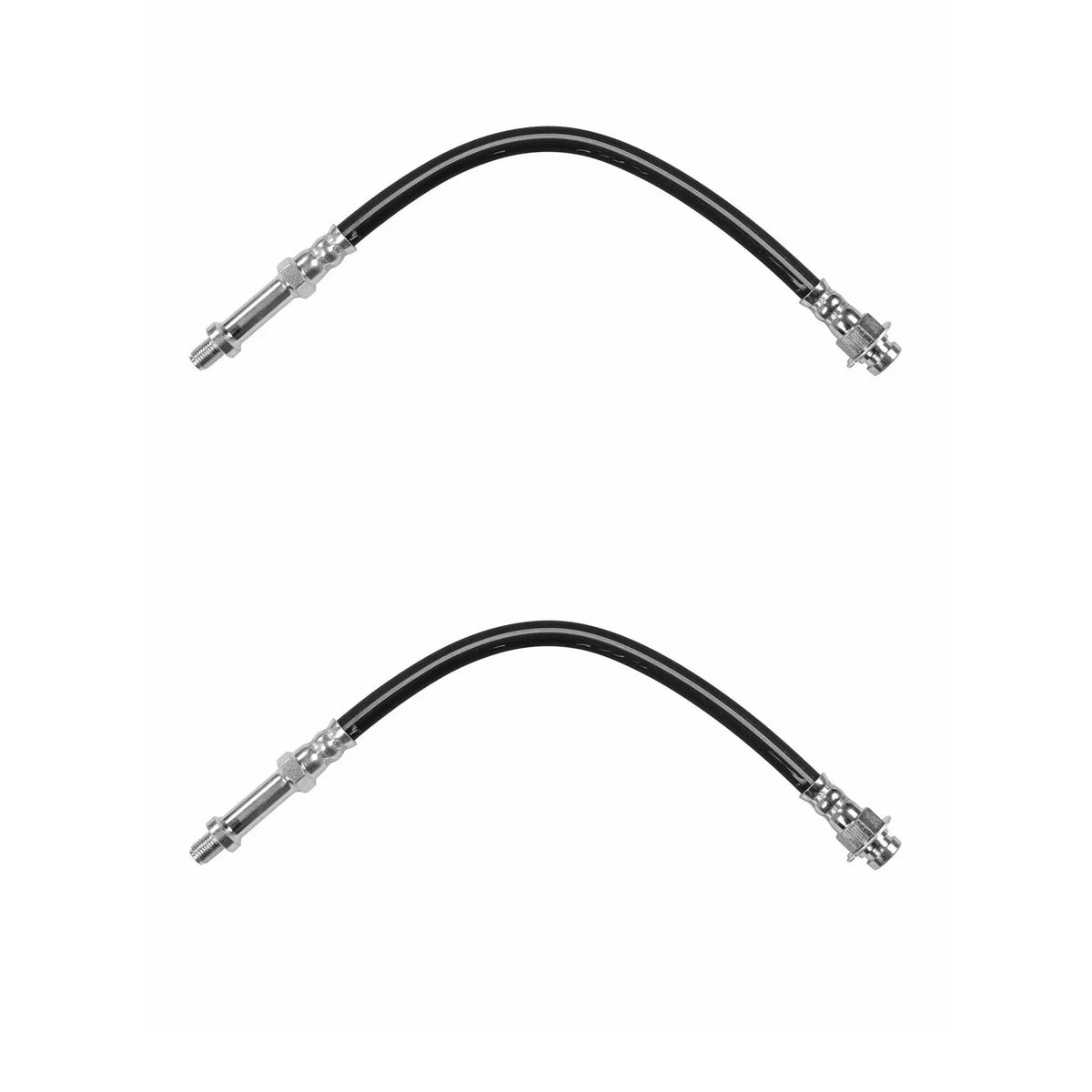 Set of 2 Front Brake Hydraulic Hoses for Ford Mustang (1964–1966)