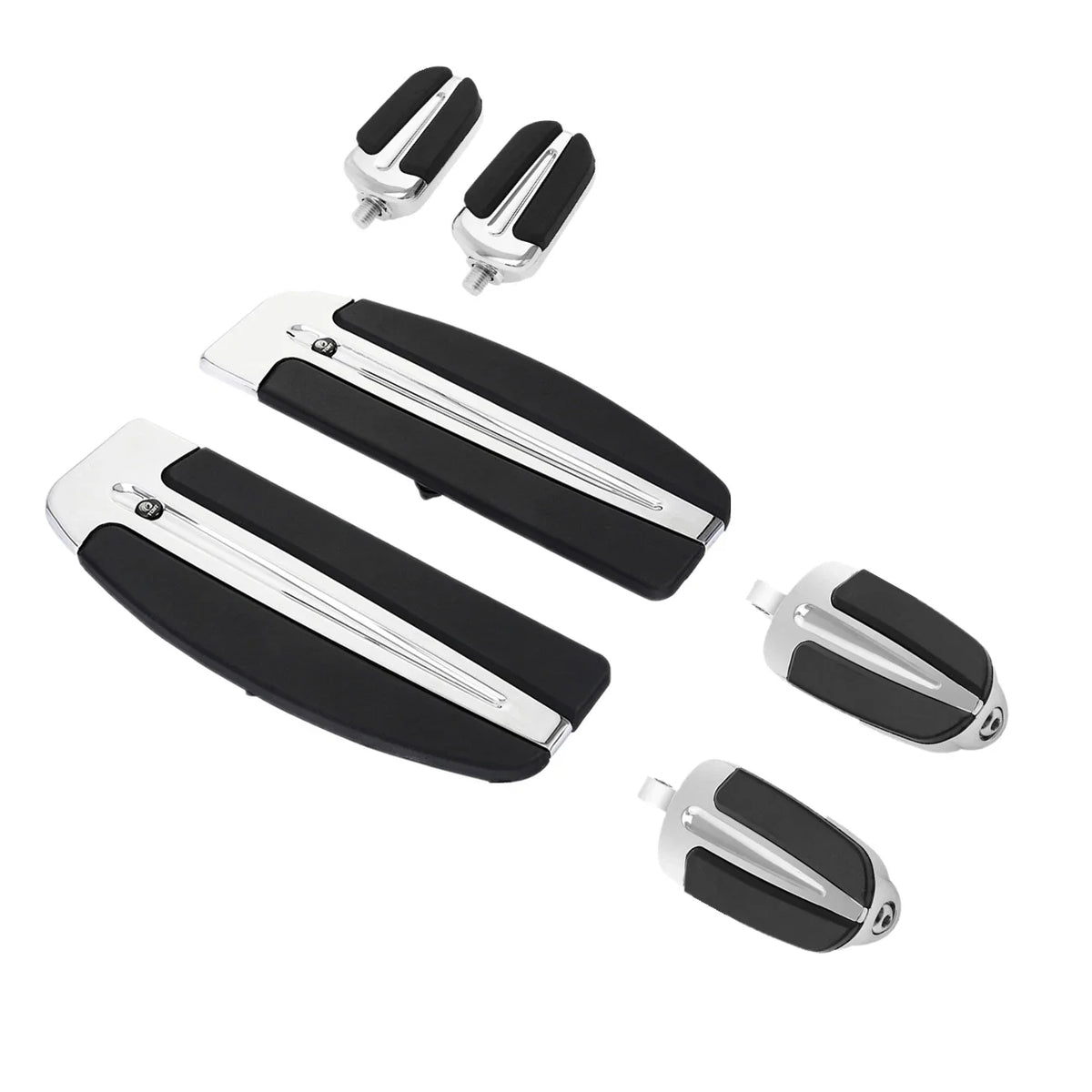 Driver Footboard Inserts Shifter Foot Pegs for Harley Softail Dyna