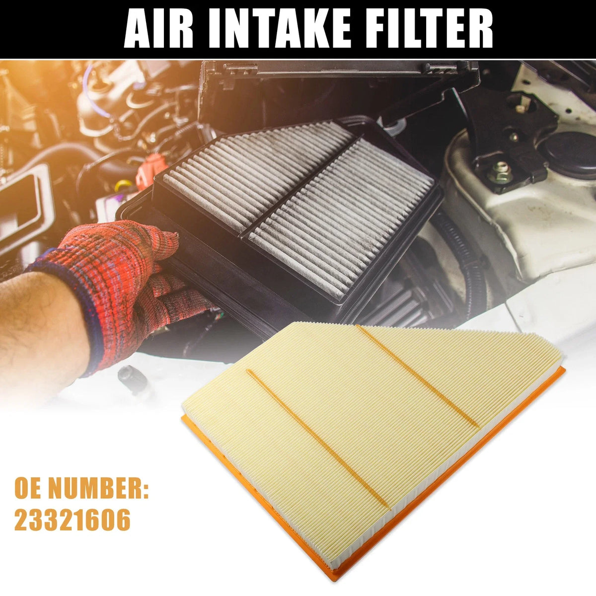 Auto Engine Air Filter 23321606 for Buick Enclave, Chevy Blazer, Traverse (2018–2023)