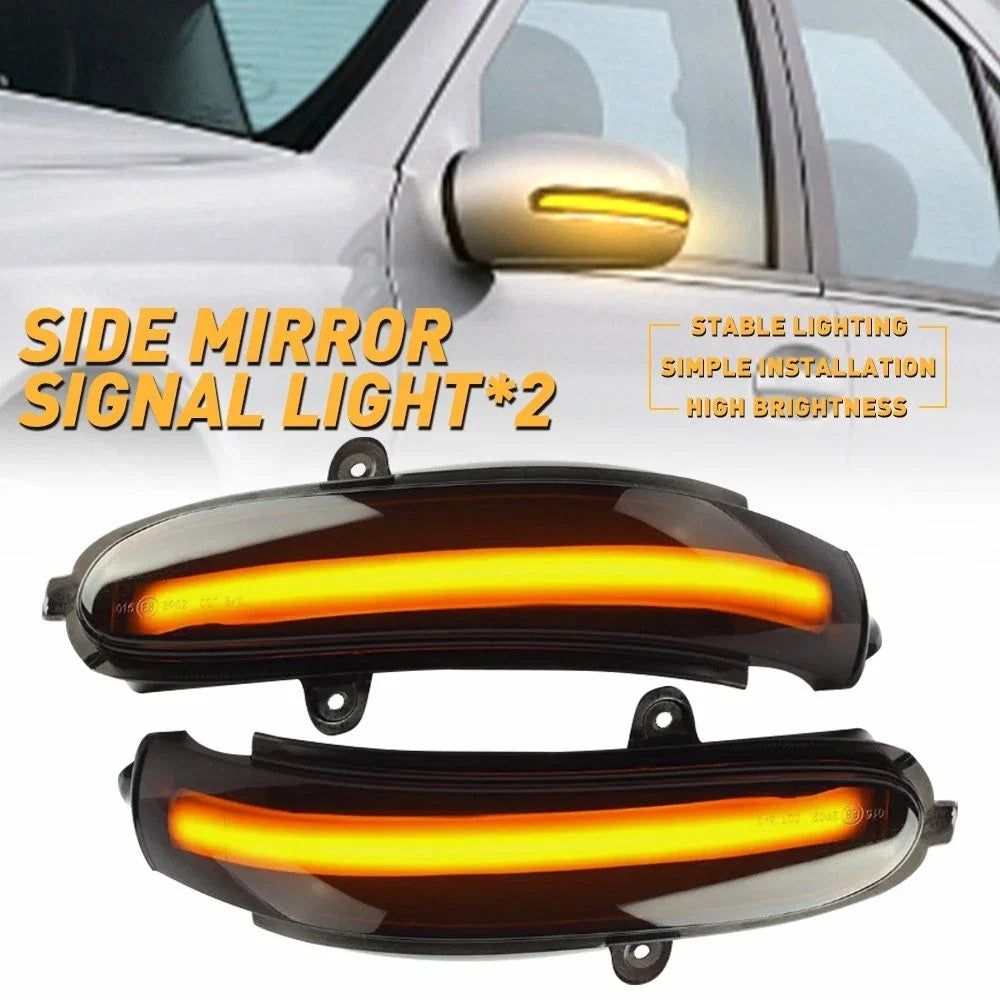 Side Mirror Turn Signal Light Waterproof for Benz (2000-2007)