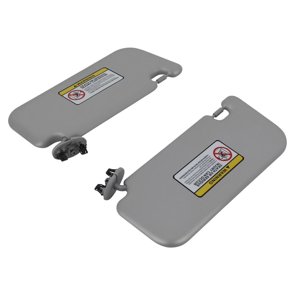 Sun Visor Set for Toyota Corolla (2009–2013) Gray Left Right