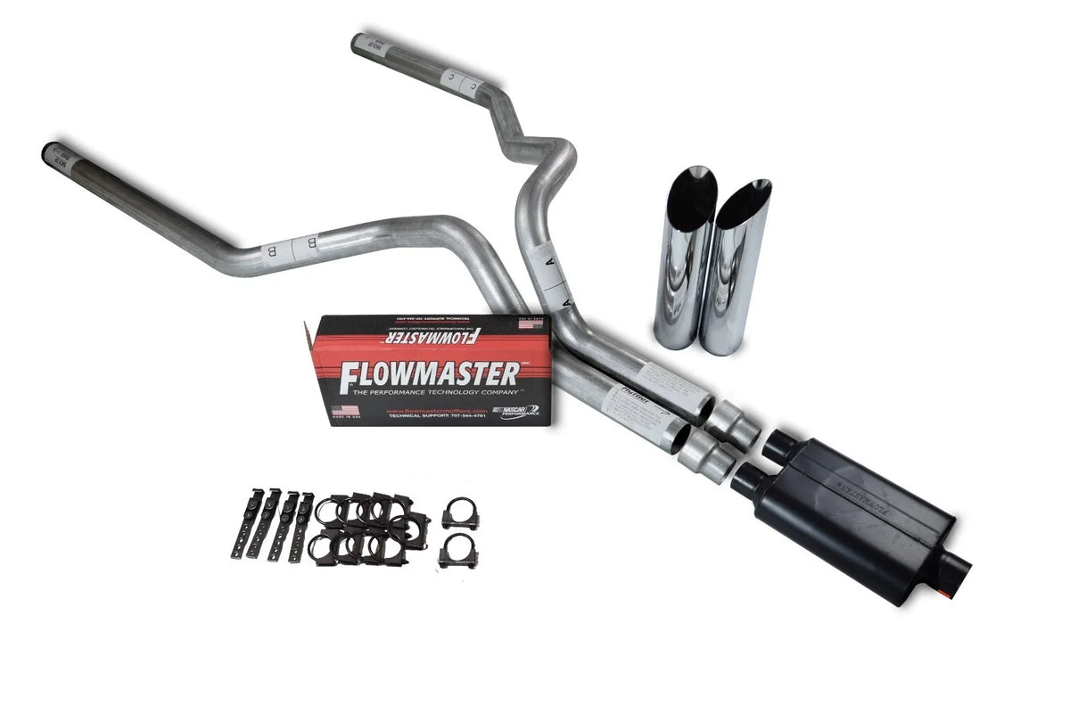 3" Dual Exhaust Kit for Chevy GMC 1500 (1999–2006) Flowmaster 40 Series