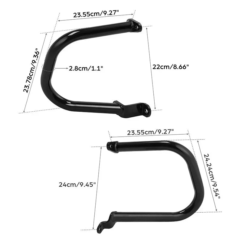 Saddlebag Guard Set for Harley Low Rider ST Softail 2018-2024