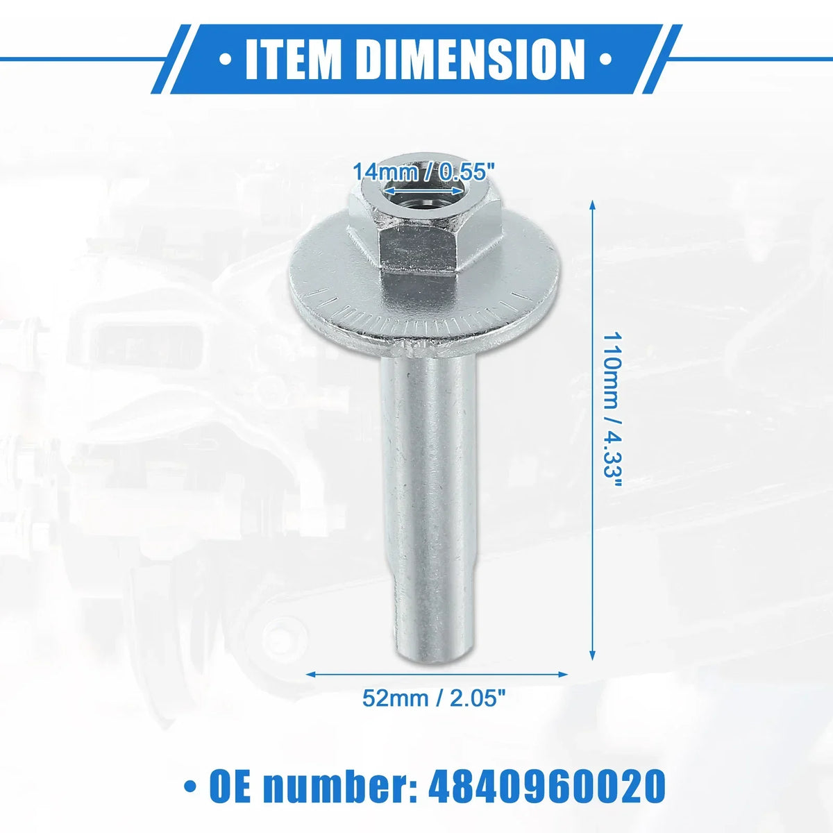Set of 2 Eccentric Alignment Bolts for 4Runner 2004-2009