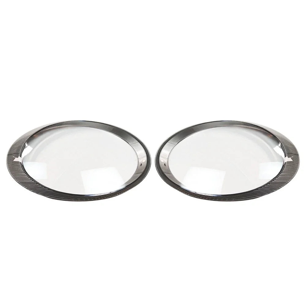 2X Front Headlight Lens Cover for Porsche Carrera 997 911 (2006–2012)