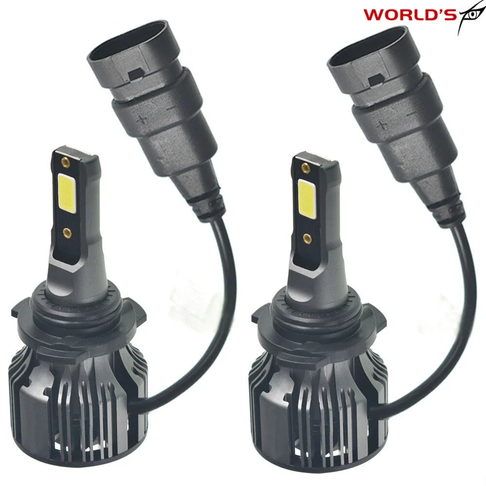 2X LED Headlight Bulbs for Hi-Lo Beam (9006 HB3)