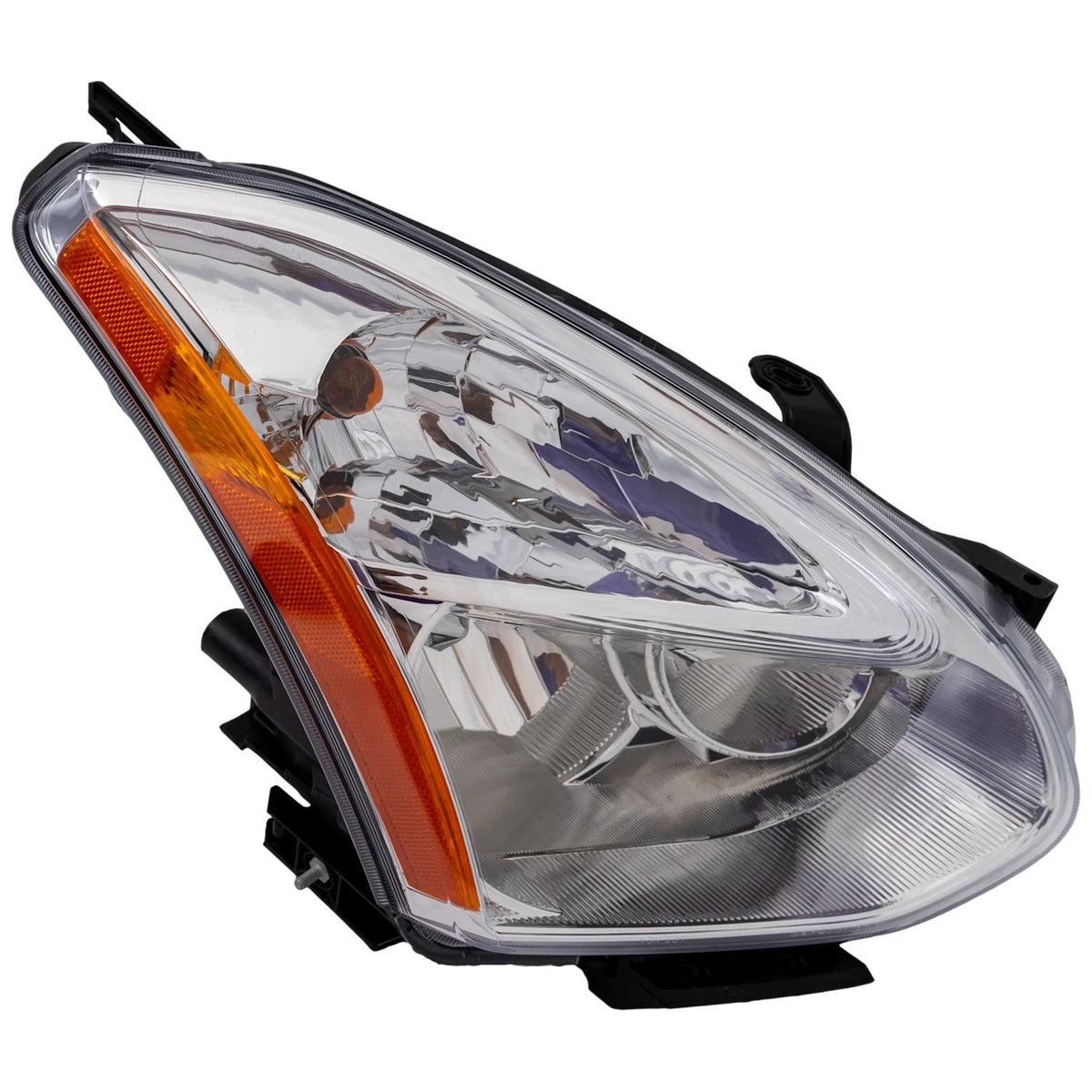 Headlight for Nissan Rogue (2013) Right Clear Lens Halogen with Bulb CAPA