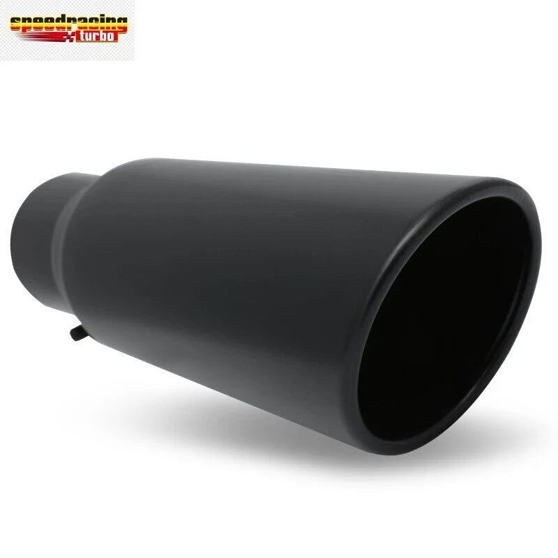 Exhaust Muffler 3" Inlet 4" Outlet for Universal Fit (12" Length)