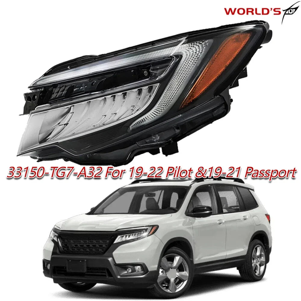 LED Headlight Assembly for Honda Pilot, Passport (2019–2022) Left