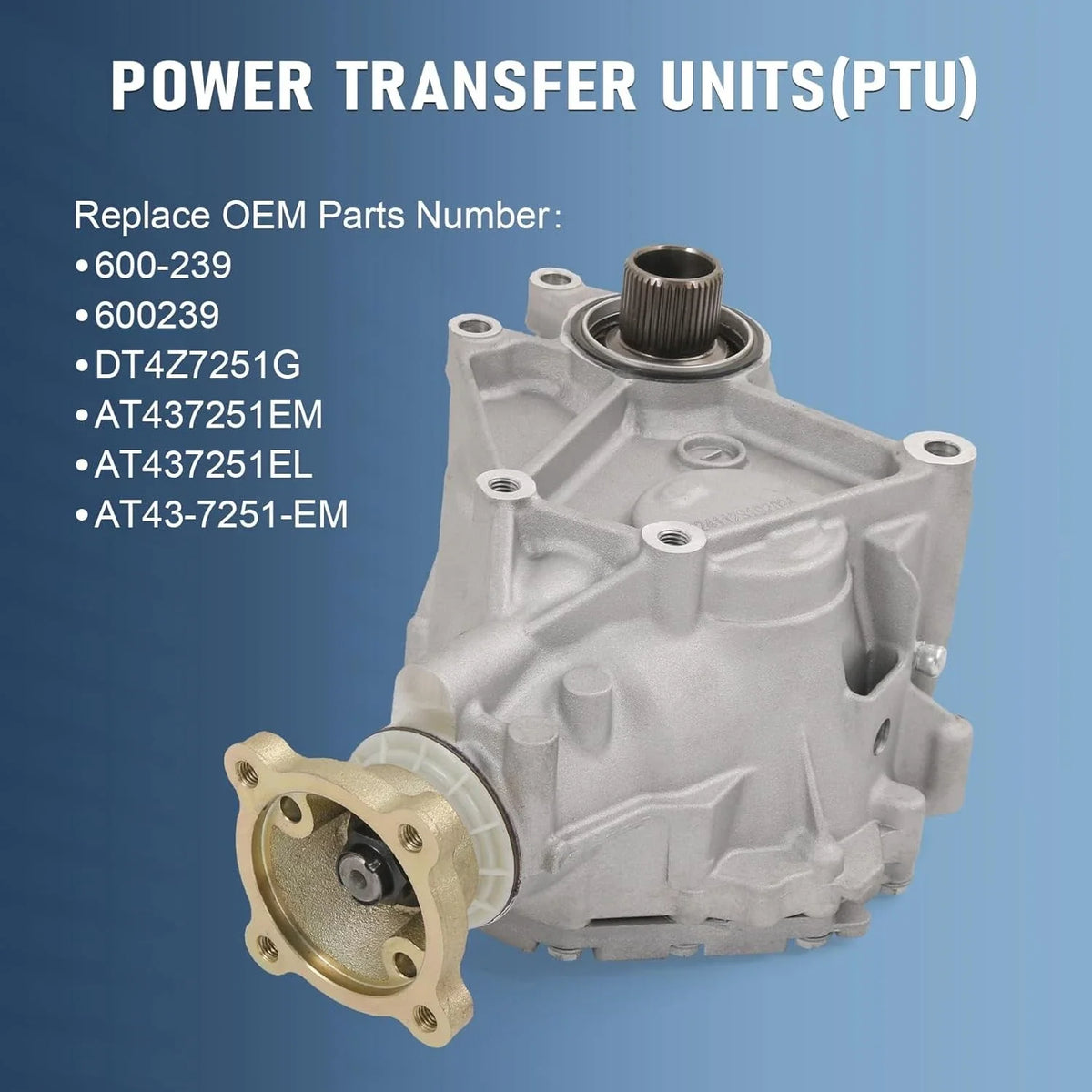 Transfer Case Power Take Off Assembly for Ford Explorer (2013–2019) AT437251EM