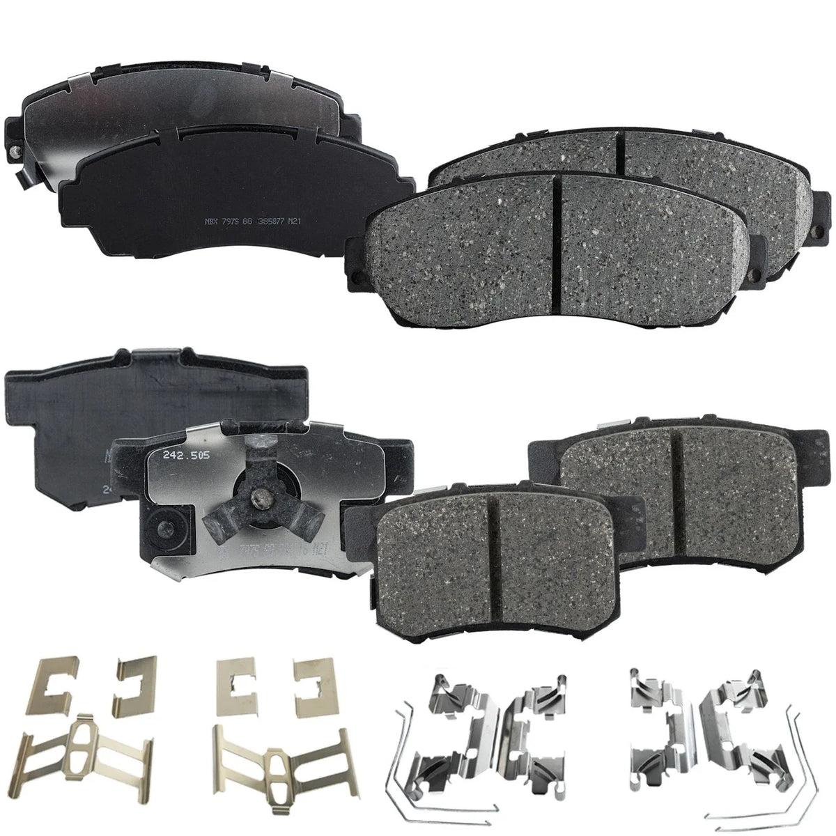 Brake Pad Set - Ceramic for Honda Crosstour AWD 2012-2015
