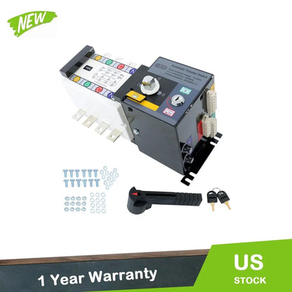 4 Pole Automatic Transfer Switch 160A 110V 220V for Generator Use