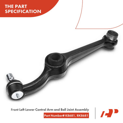 2X Front Control Arm with Ball Joint for Ford Windstar (95-03)