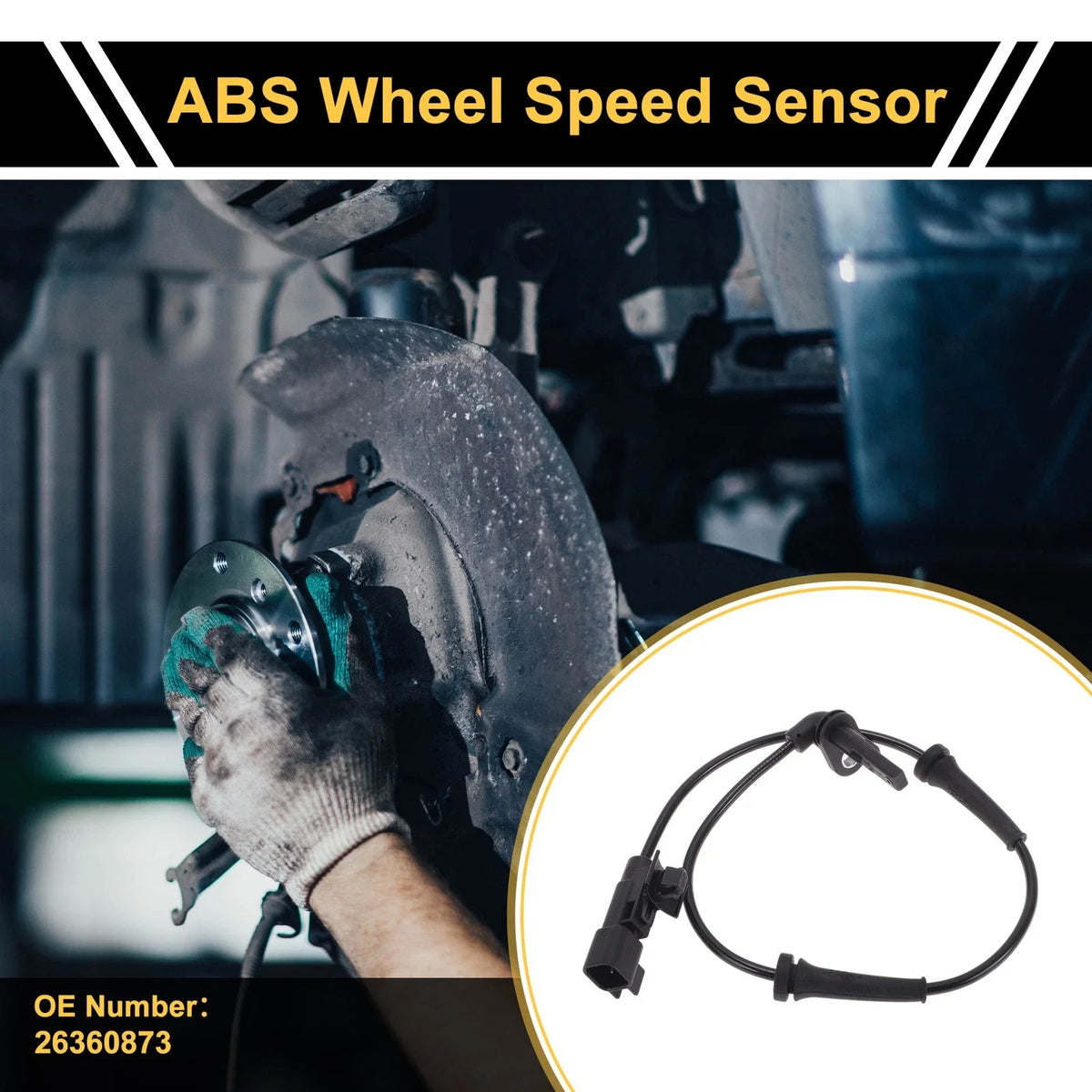 ABS Wheel Speed Sensor No.26360873 for Buick Velite 6 (2022) 1 Pcs Rear Right