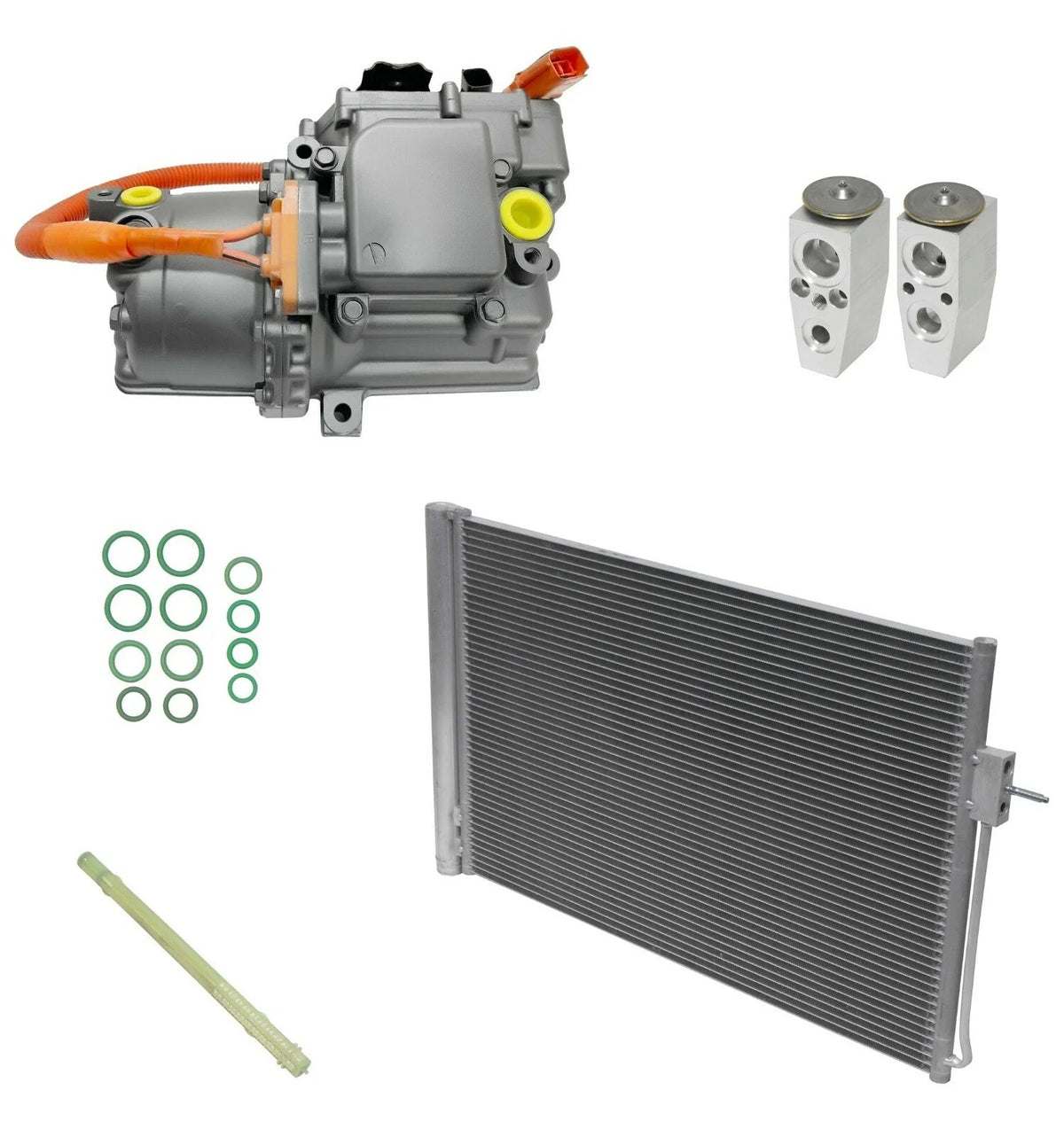 AC Compressor Kit With Condenser Replacement for Lexus ELR (2014–2016)