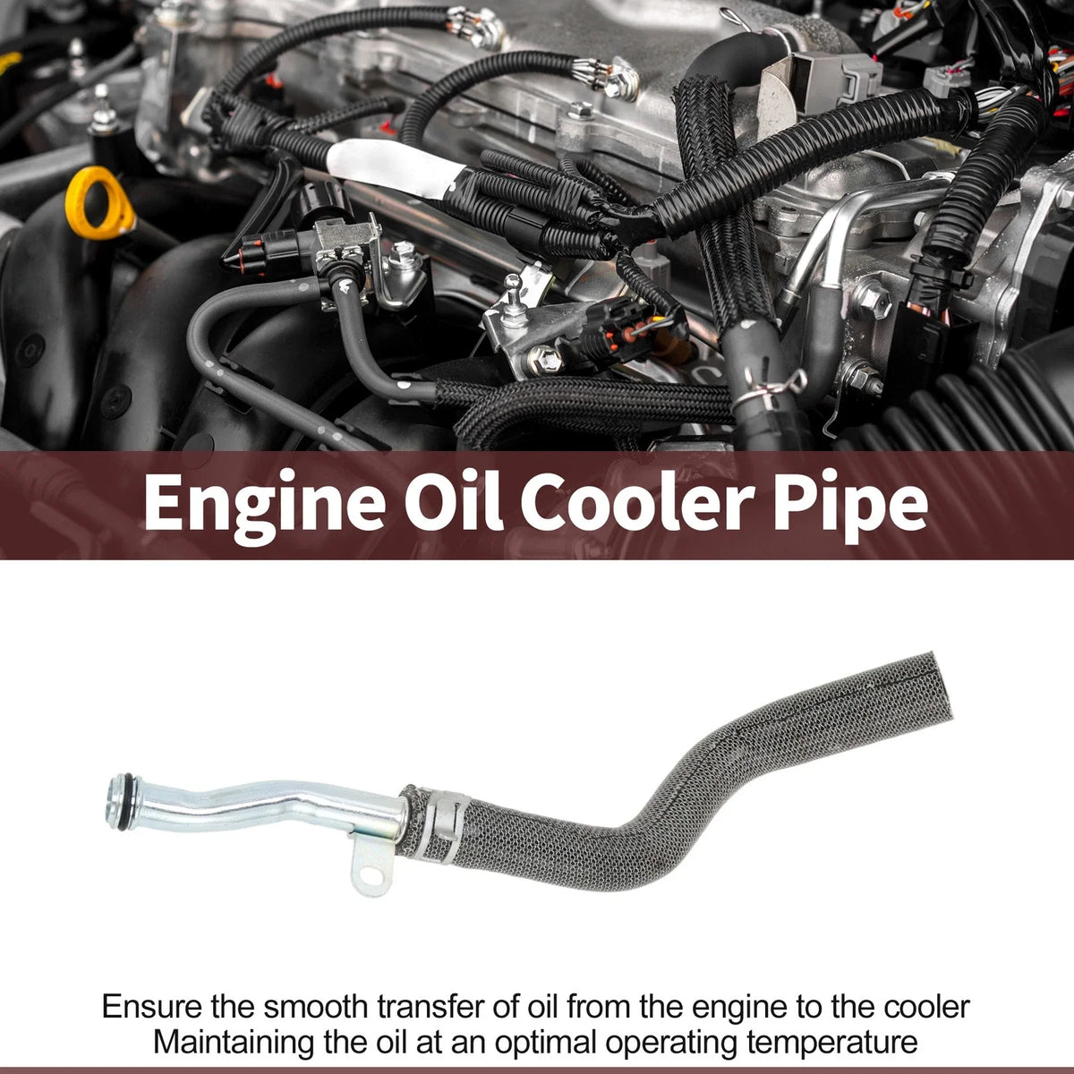Outlet Engine Oil Cooler Tube for Buick Encore 1.4L L4 (2014–2021) No. 55583808