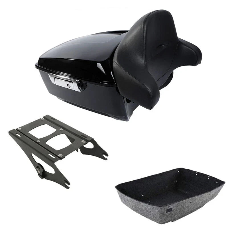 Trunk Backrest Mount Rack for Harley Touring Road Glide 2014-2026