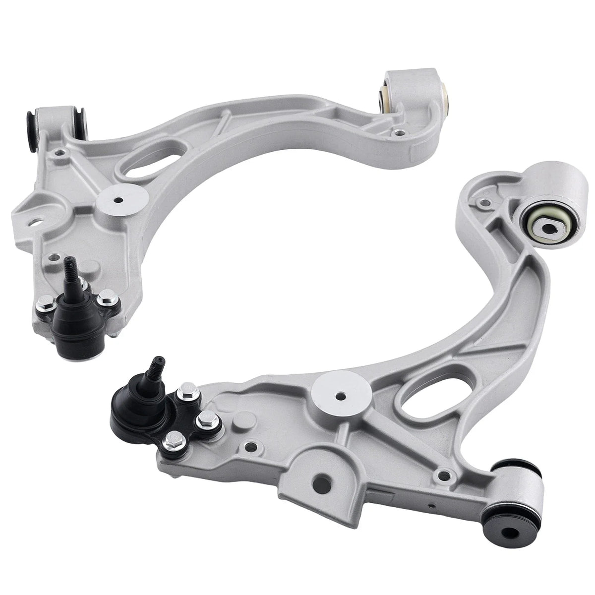 6-Piece Front Lower Control Arms Tie Rods for Buick LeSabre & Cadillac
