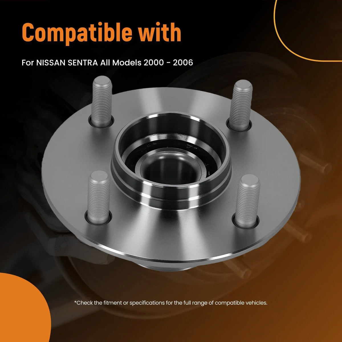Rear Wheel Hub Kit for Nissan Sentra (2000–2006) 432024M000 Non-ABS