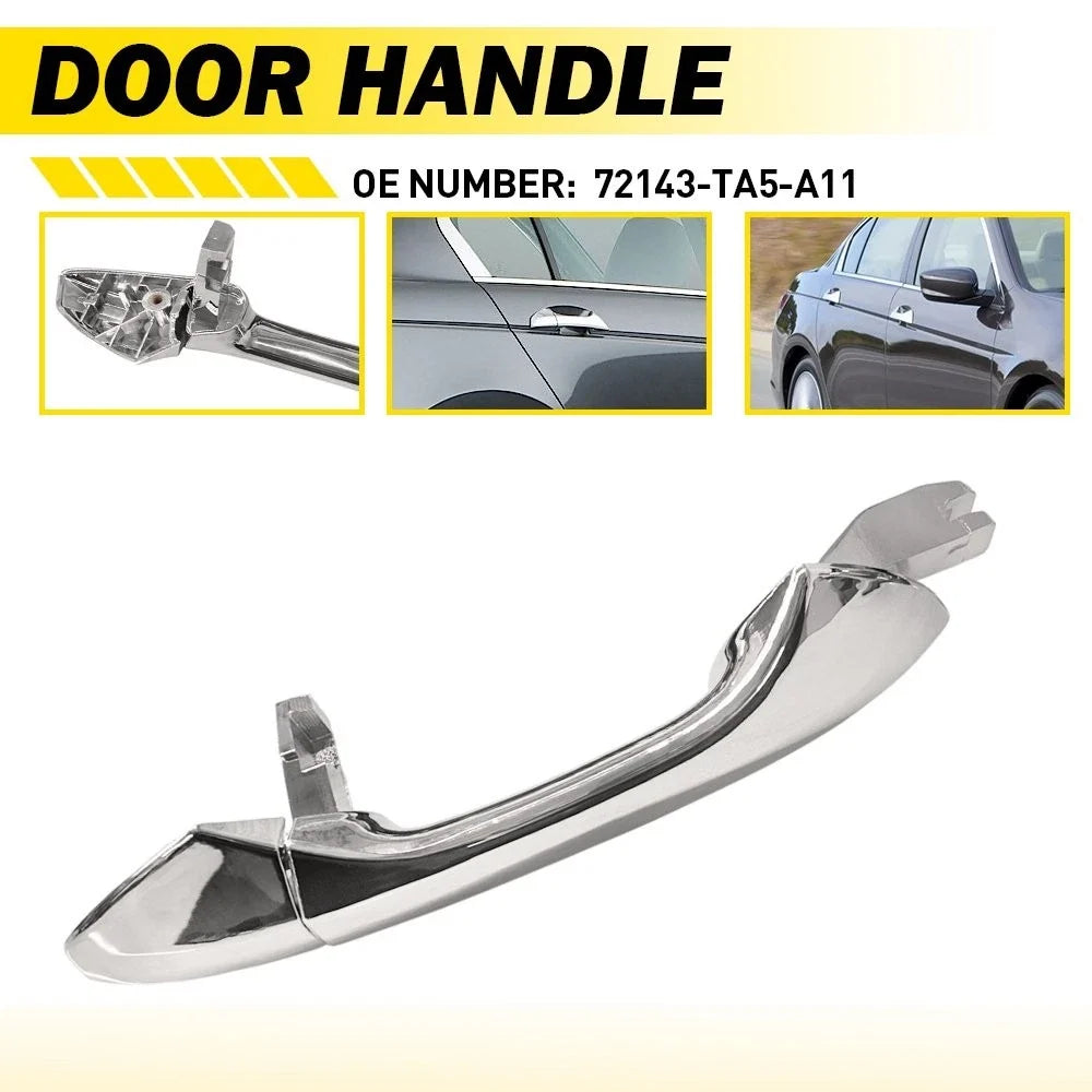 Chrome Exterior Outside Door Handle Right for Honda Accord (2008–2012)