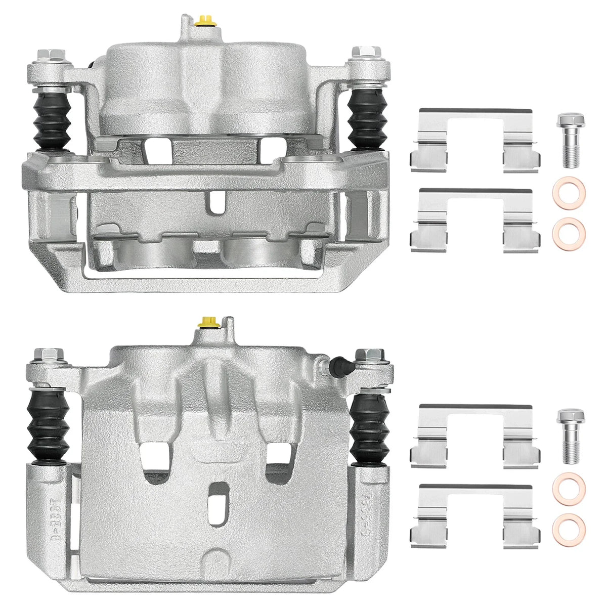 Front Brake Caliper Set w/Brackets for Honda Pilot (2009-2015)