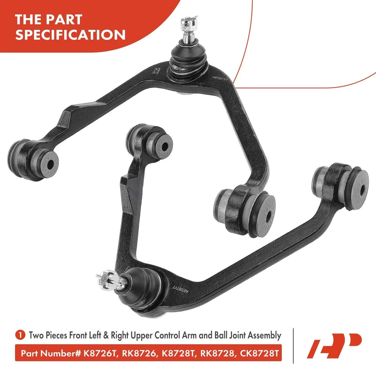 12 Front Ball Joints and Tie Rod Ends for Ford F-150 1997-2003