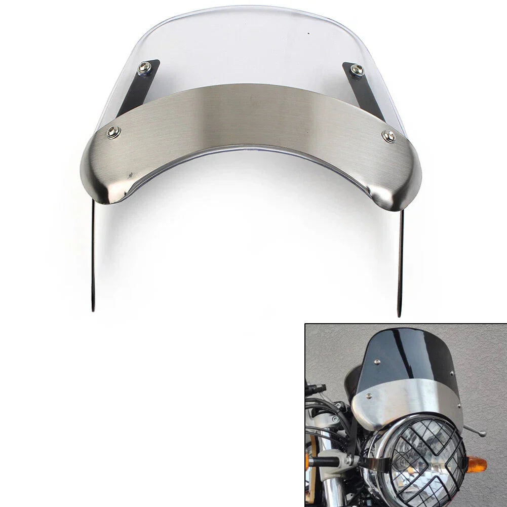 5"-9.45" Motorcycle Wind Deflector Windscreen