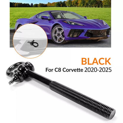 Black Front/Rear Tow Hook 15234068 for Corvette C8 (2020–2025)