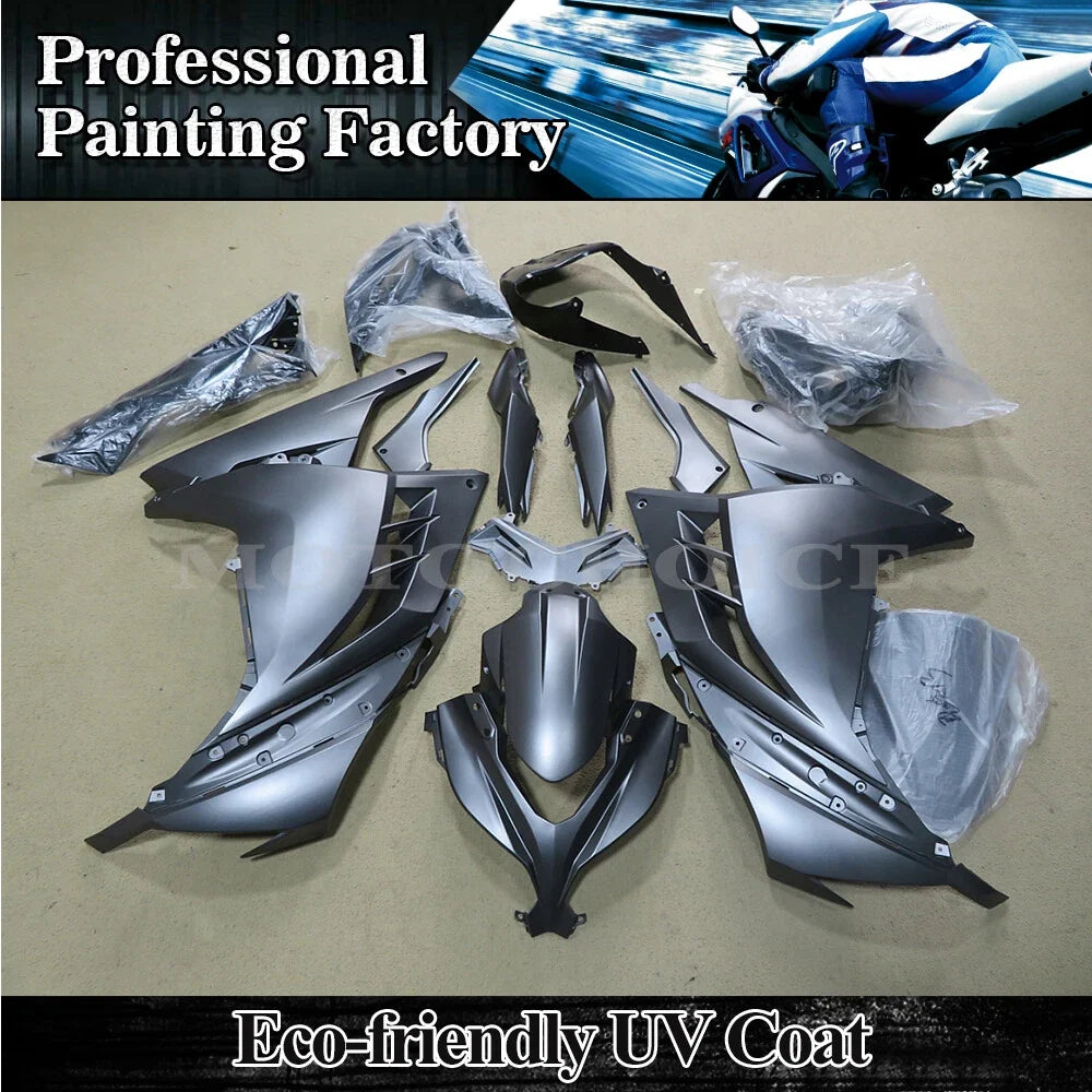 Fairing Kit for Kawasaki Ninja 300 (2013–2017) Gray ABS Bodywork