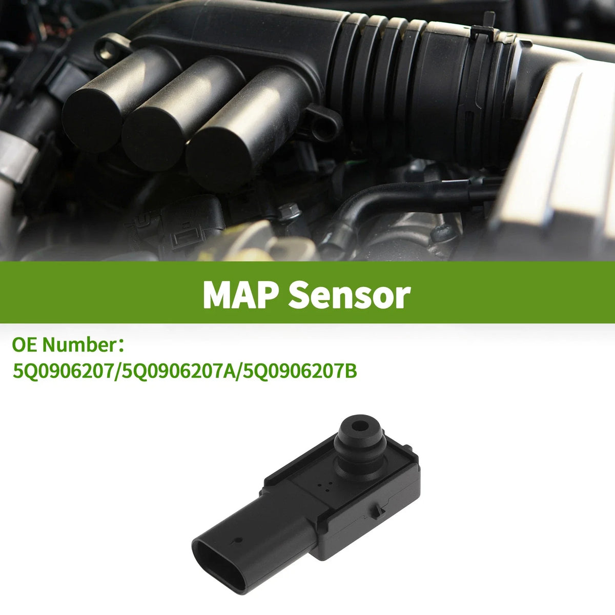 MAP Sensor for Audi Q5 (2018–2020) No. 5Q0906207 (1 pcs)