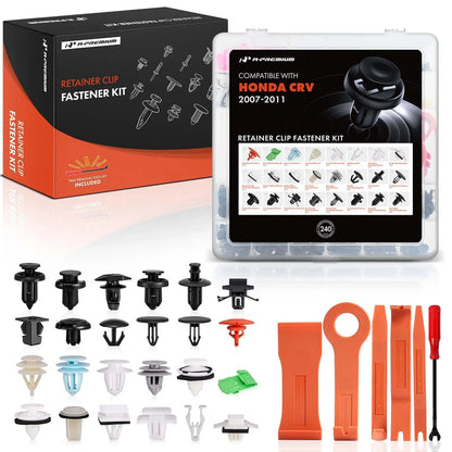 240Pcs Trim Clip Retainer Kit for Honda CR-V (2007–2011)