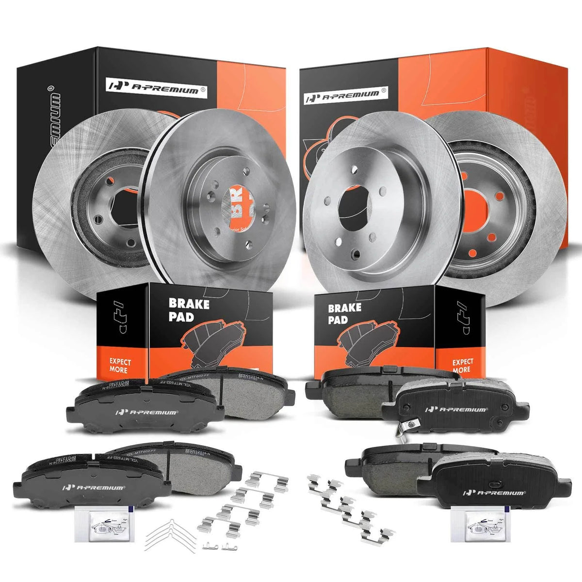Disc Brake Rotors & Pads for Nissan Maxima (2009–2014)