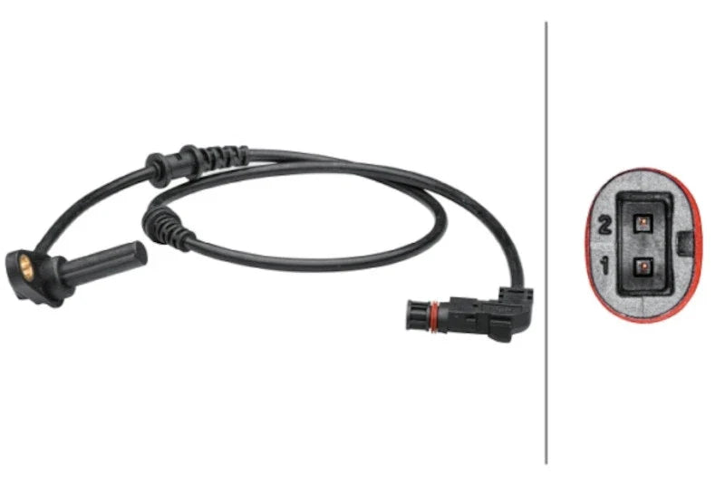 Hella Front Right ABS Wheel Speed Sensor for Mercedes E200 (2000–2002)